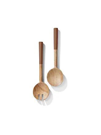 FYNCH-HATTON | Salatbesteck 2-tlg. KISHA Walnut | 
